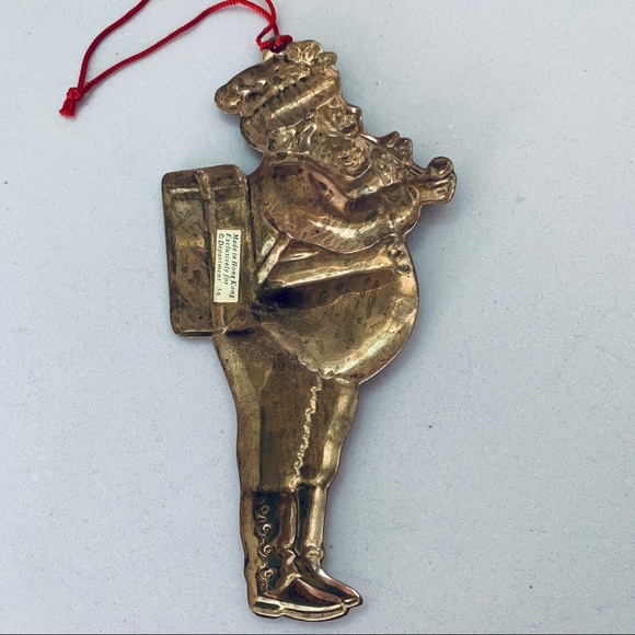 3 Metal Santa Ornaments - Picture 4 of 11